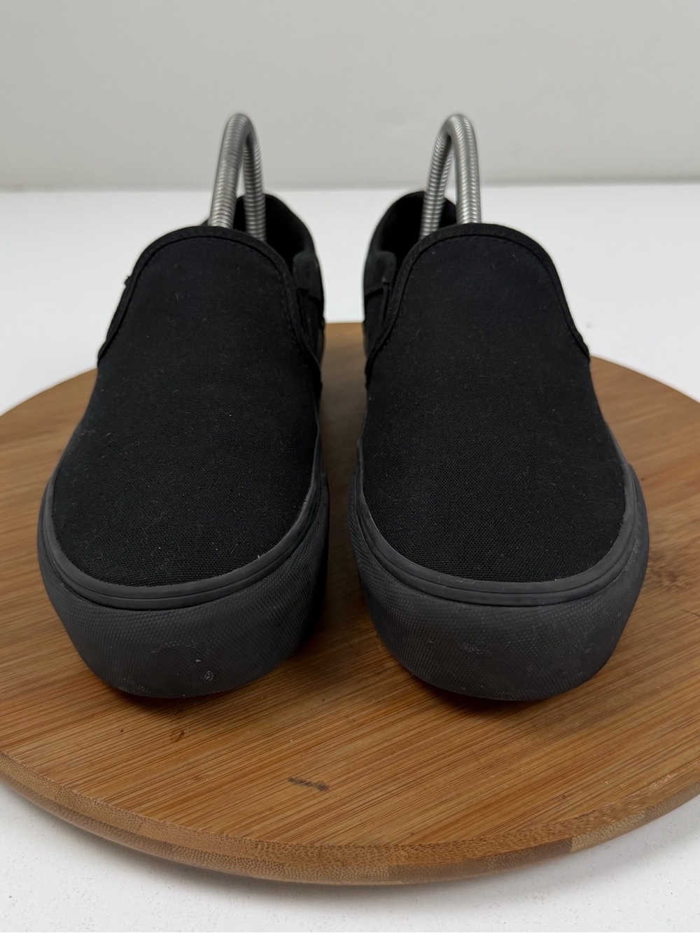 Vans Women’s Classic Asher Slip-On Platform Sneakers in Black - Picture 2 of 9